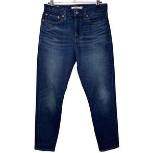 Levis Womens Wedgie Jeans Size 28 High Rise Premium Button Fly Dark Wash 28 X 27